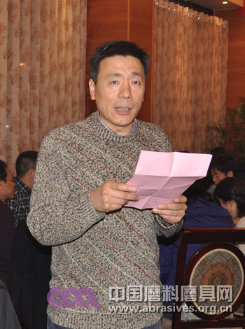 磨料磨具分會2012新春招待晚宴在鄭州舉行