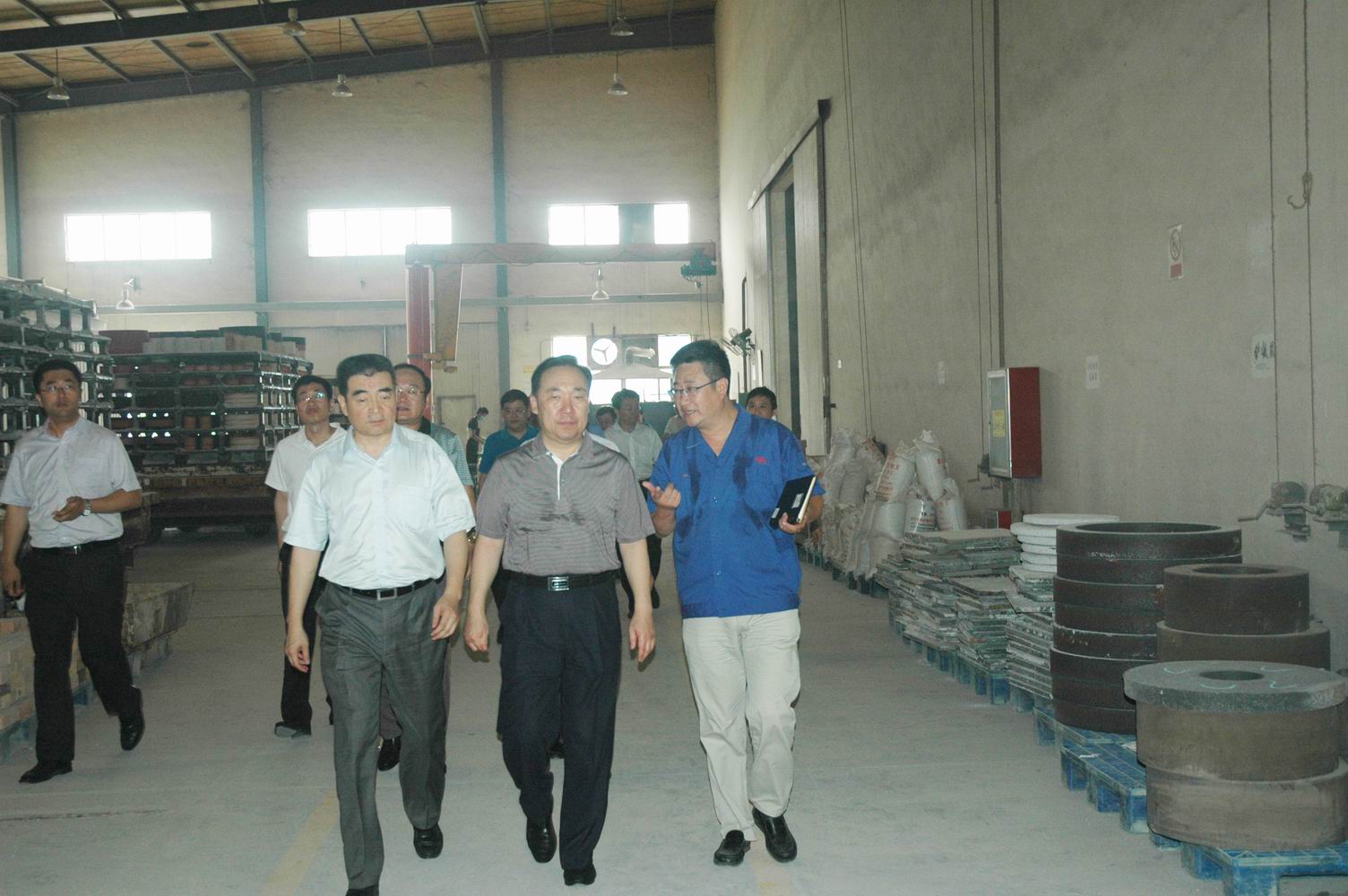 淄博市委書記王浩一行到魯信高新視察調(diào)研