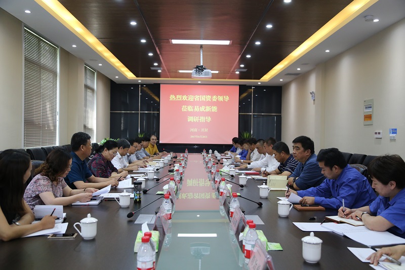 河南省國資委監事會主席戴月到易成新能調研