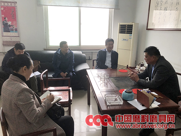 協(xié)會秘書長陳鵬一行調(diào)研山東地區(qū)磨料磨具企業(yè)