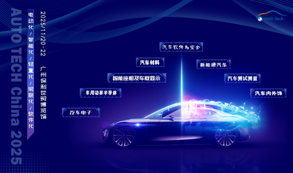 AUTO TECH China 2025廣州國際汽車技術展來襲：前沿技術、精彩論壇，不容錯過！